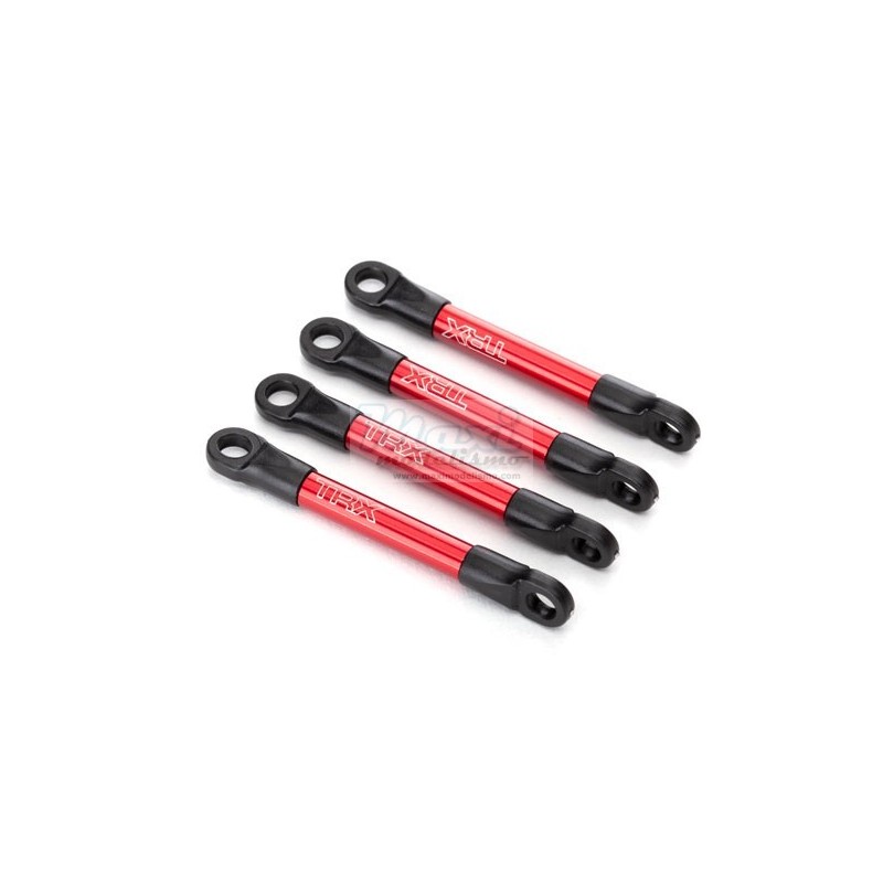 PUSH RODS, ALUMINIUM (red-anodized) (4) SLASH 1/16