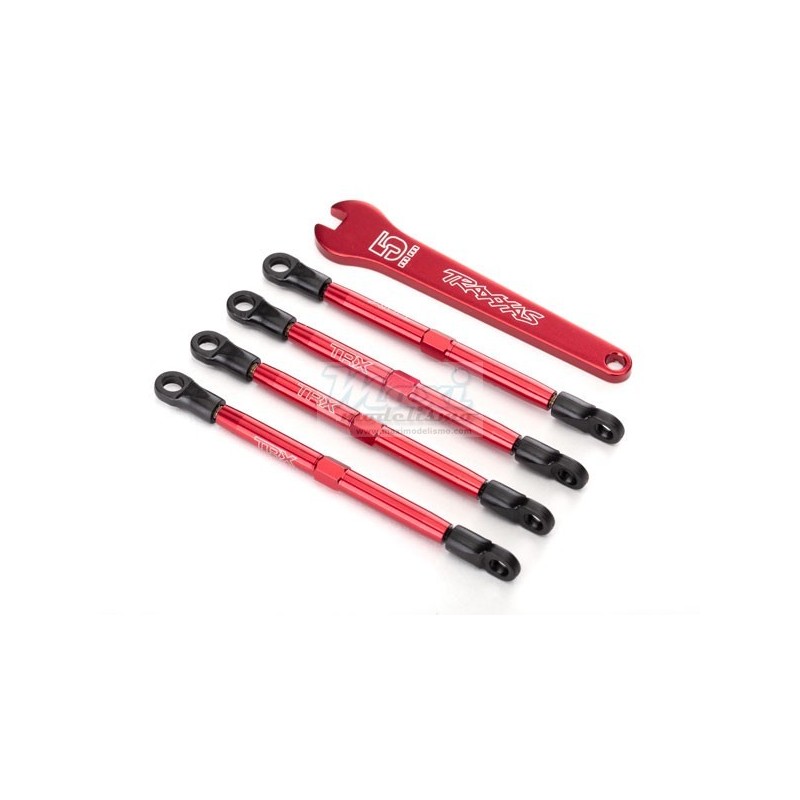 TOE lINKS ALUMINIUM (Red-Anodized) (4)