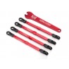 TOE lINKS ALUMINIUM (Red-Anodized) (4)