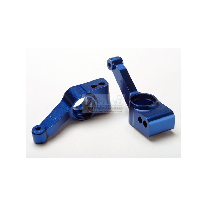 CARRIERS STUB AXLE (Blue-Anodized 6061-T6 Aluminum) (rear) (2)