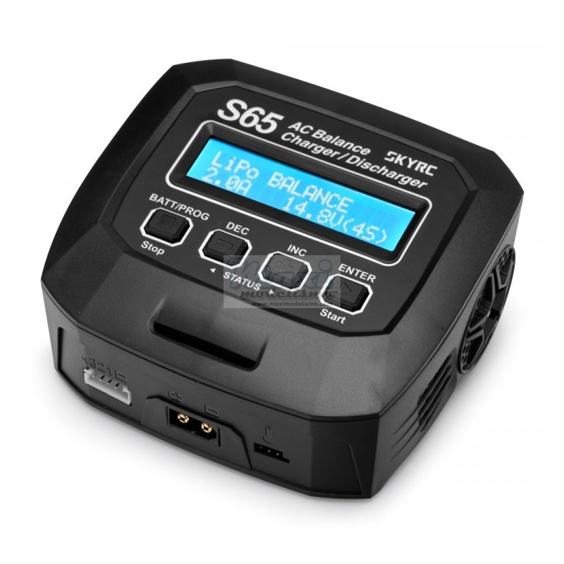 SkyRC S65 AC LiPo 2-4s 6A 65W Charger/Discharger 2A 10W