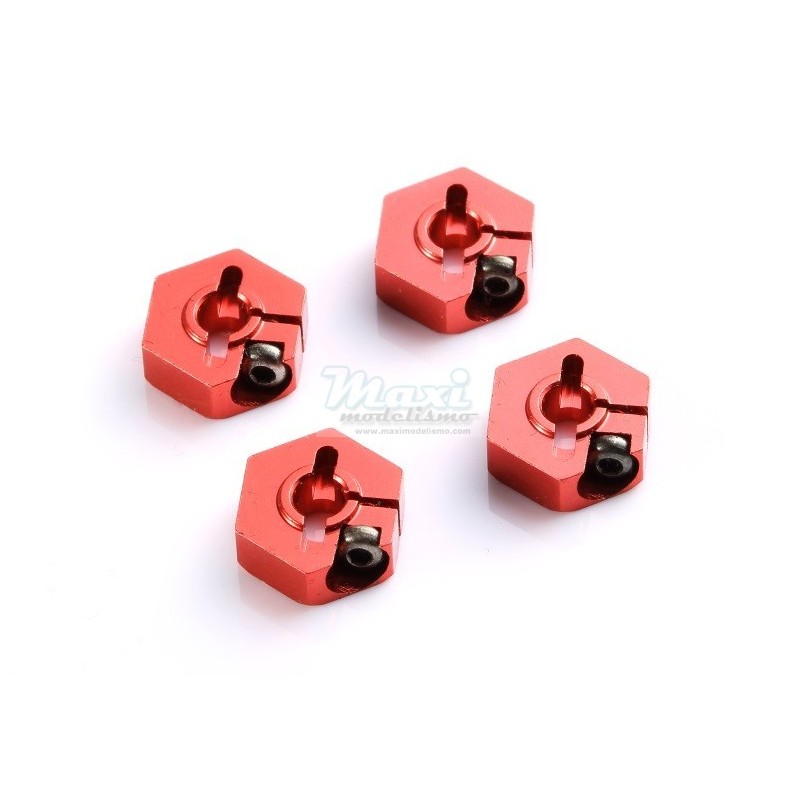 HEXÁGONOS ALUMINIO 12mm LC RACING L6143