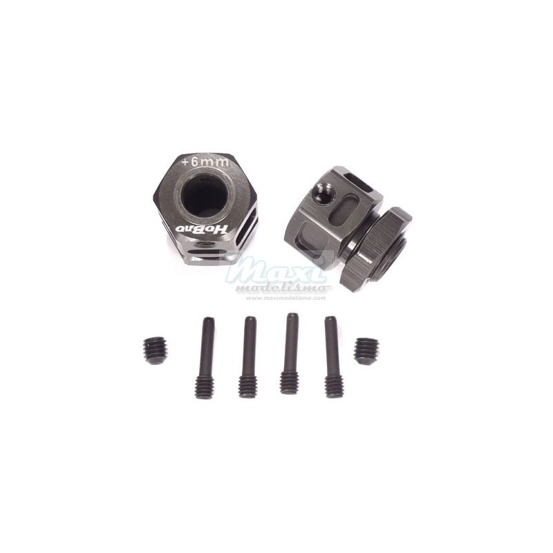 Wheel Hub Set, Width + 6mm HOBAO