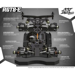 HB Racing RGT8-E 1/8th electric GT kit