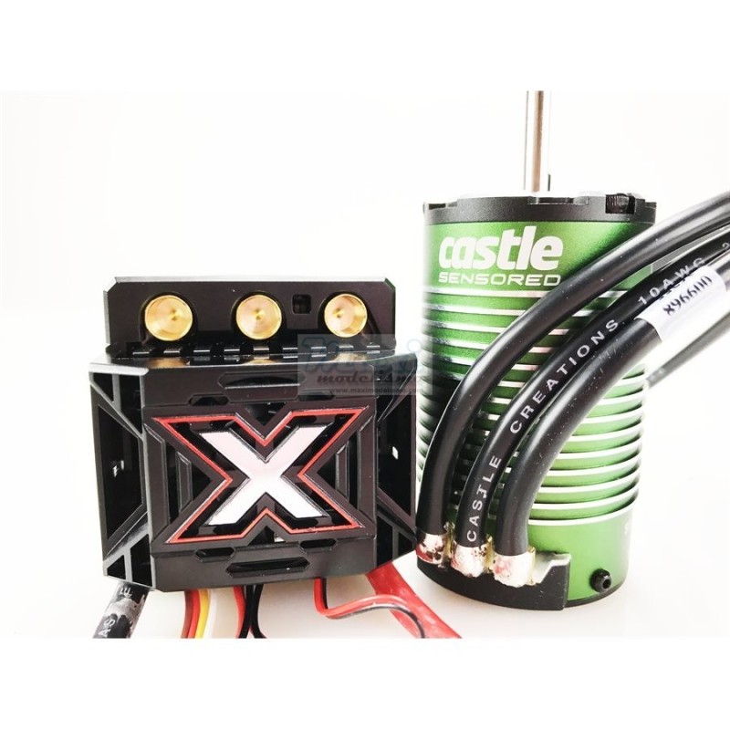 Castle Mamba Monster X - Combo  1/8 Extreme Car Controller with 1515-2200 Sensored Motor