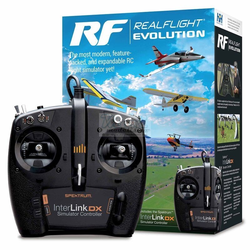 REALFLIGHT Evolution Simulador Voo RC Flight c/Interlink