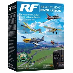 REALFLIGHT Evolution Simulador Voo RC Flight c/Interlink